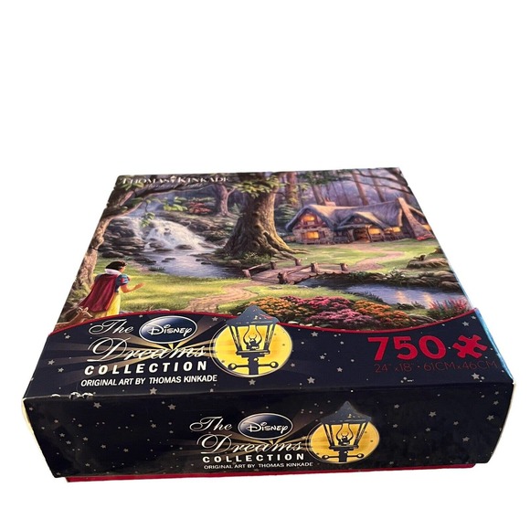 Thomas Kinkade Disney Dreams Collection Snow White Discovers The Cottage - Picture 5 of 7